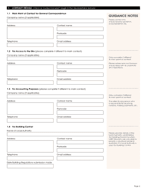LABC Warranty Application Form