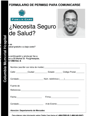 Formulario de Permiso para Comunicarse