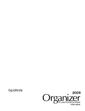 2008 Expatriate Organizer