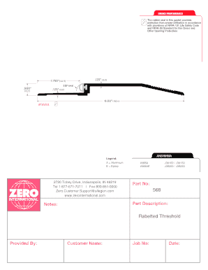 Smoke Performance Gasket Specification
