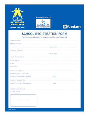 School Registration Form