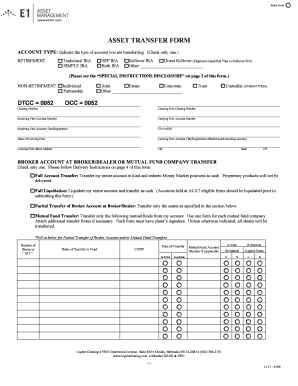 Asset Transfer Form