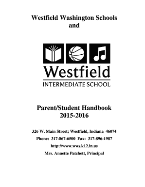 Westfield Washington Schools Student Handbook