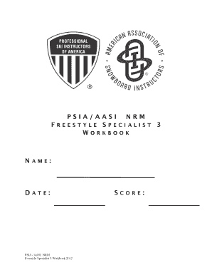 Freestyle Specialist 3 Workbook