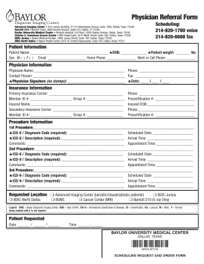 Physician Referral Form