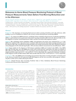 Relevance to Home Blood Pressure Monitoring Protocol of