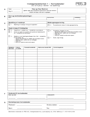 Dispute Form for Visa and Visa Electron
