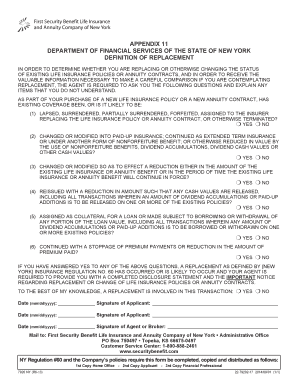 New York Life Insurance Replacement Form