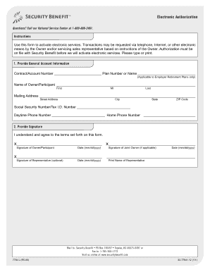 Electronic Authorization Form