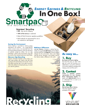 Smartpac Recycling Service Agreement