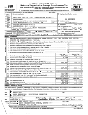 IRS Form 990 2011