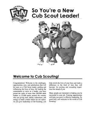 So Youre a New Cub Scout Leader - ScoutingBSA - scoutingbsa