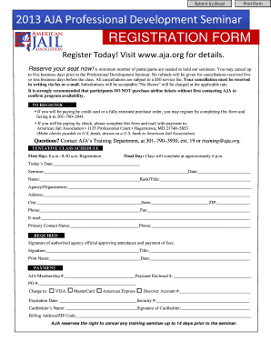 2013 AJA Professional Development Seminar