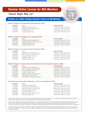 NEA Member Registration Form