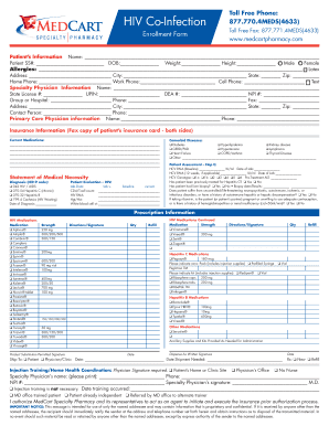HIV Co-Infection Enrollment Form