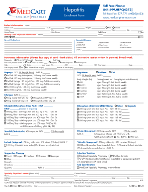 Hepatitis C Treatment Enrollment Form