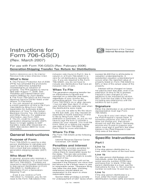 Form 706-GS(D) Instructions