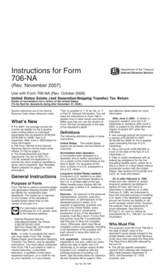 Form 706-NA Instructions