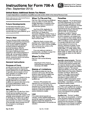 US Additional Estate Tax Return