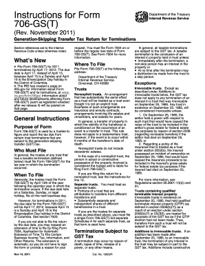 Form 706-GS(T) Instructions