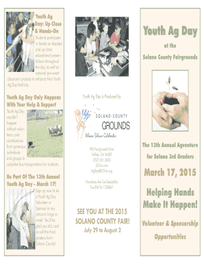 Youth Ag Day Volunteer and Sponsorship Form