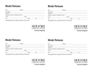 Model Release Form