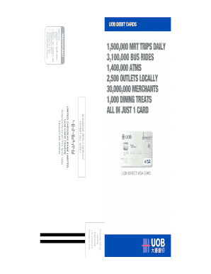 UOB Direct Visa Card Application Form