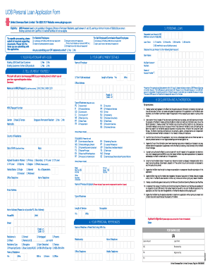 UOB Personal Loan Application Form