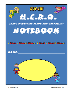 H.E.R.O. Notebook