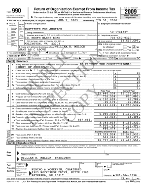 Form 990 Return of Organization Exempt From Income Tax