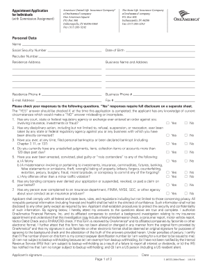 Provider Appointment Cover Sheet
