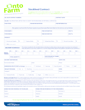Stockfeed Contract