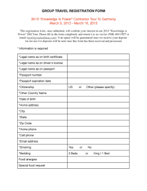 dts travel worksheet