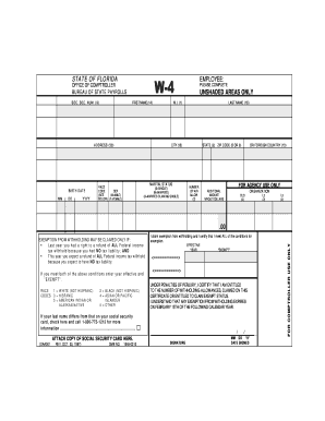 Florida Employee Withholding Exemption Certificate