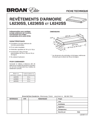 Fiche Technique Revêtements d'Armoire