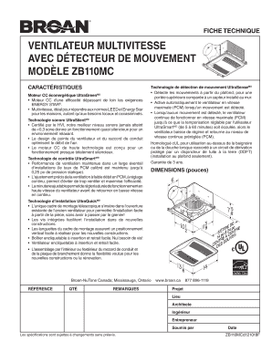 VENTILATEUR MULTIVITESSE AVEC DÉTECTEUR DE MOUVEMENT