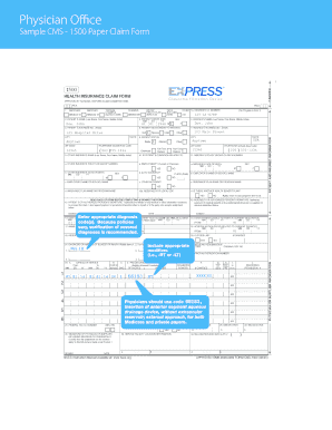 CMS-1500 Health Insurance Claim Form