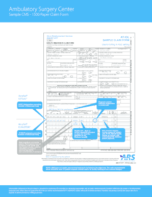 CMS 1500 Paper Claim Form