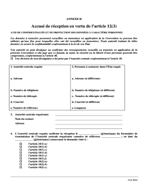 AVIS DE CONFIDENTIALITE ET DE PROTECTION DES DONNÉES À CARACTÈRE PERSONNEL
