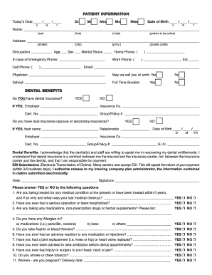 Patient Information and Consent Form