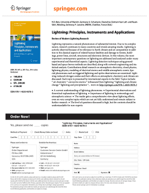Lightning Research Book Order Form