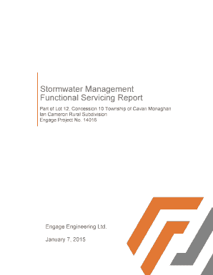 Stormwater Management Functional Servicing Report