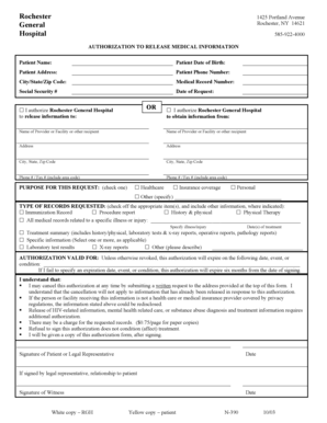 Authorization to Release Medical Information