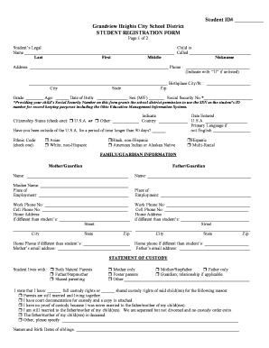 Student Registration Form