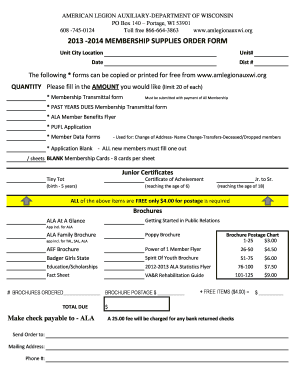 AMERICAN LEGION AUXILIARY-DEPARTMENT OF WISCONSIN PO Box