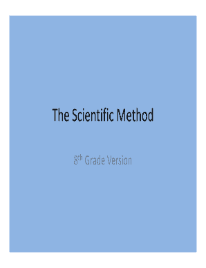 Scientific Method Experiment Form