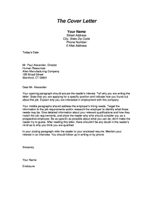 Fillable Online kaskaskia The Cover Letter - kaskaskia Fax Email Print ...
