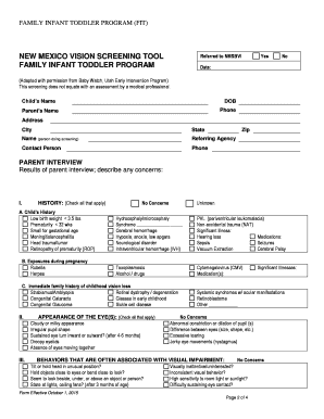 New Mexico Vision Screening Tool