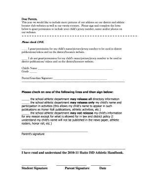 Student Media Consent Form
