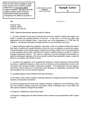 Employee Medical Condition Notice